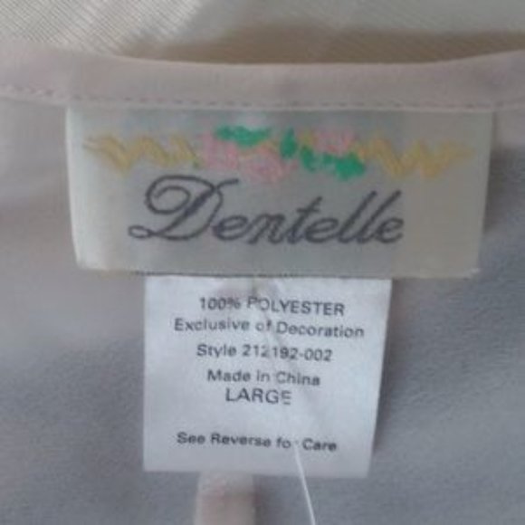 Y2K Dentelle Deadstock White Sheer Floral Lace Maxi Slip N��glig��e Nightie - Picture 5 of 5